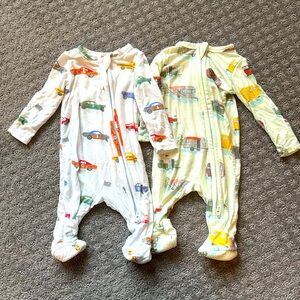 TWO Angel Dear Footie Pajamas!